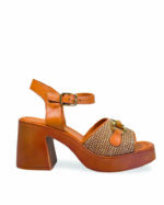 дамски сандали на ток естествена кожа | www.orso-store.com