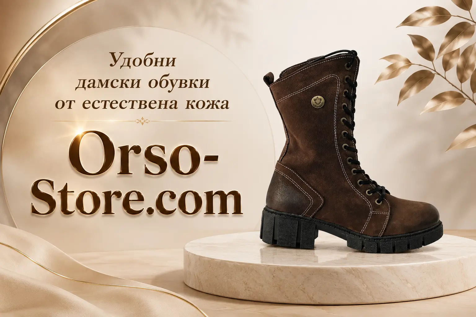 Удобни дамски обувки от естествена кожа