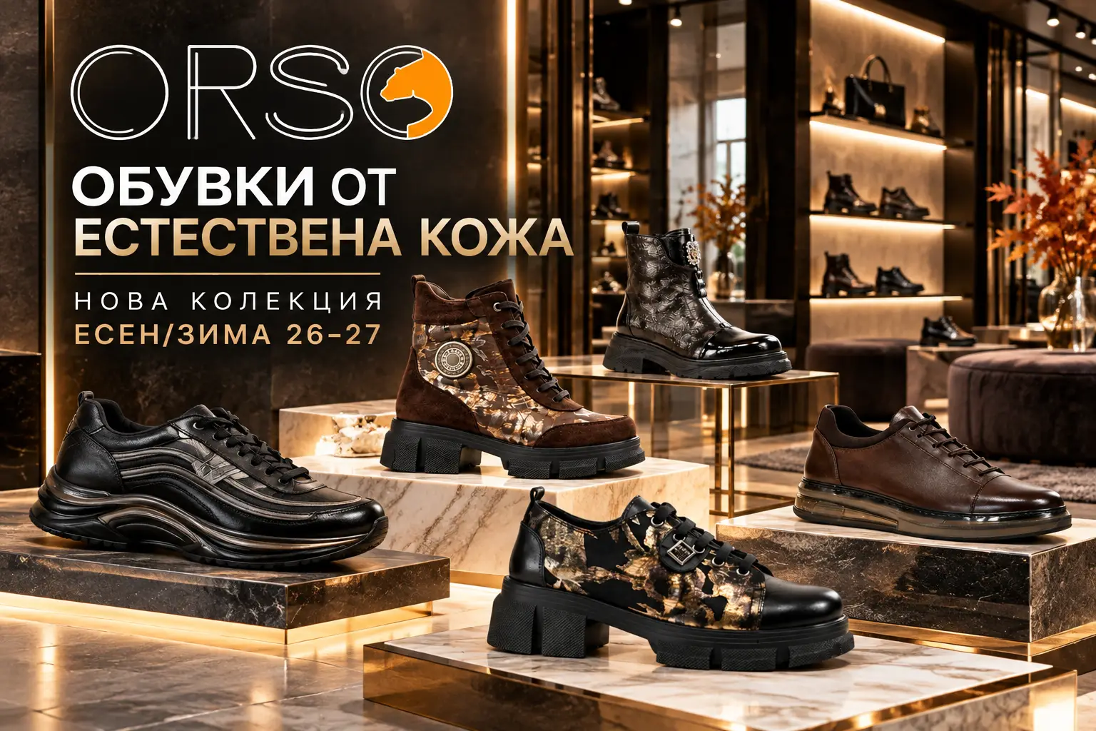 Качествени кожени обувки от orso-store.com