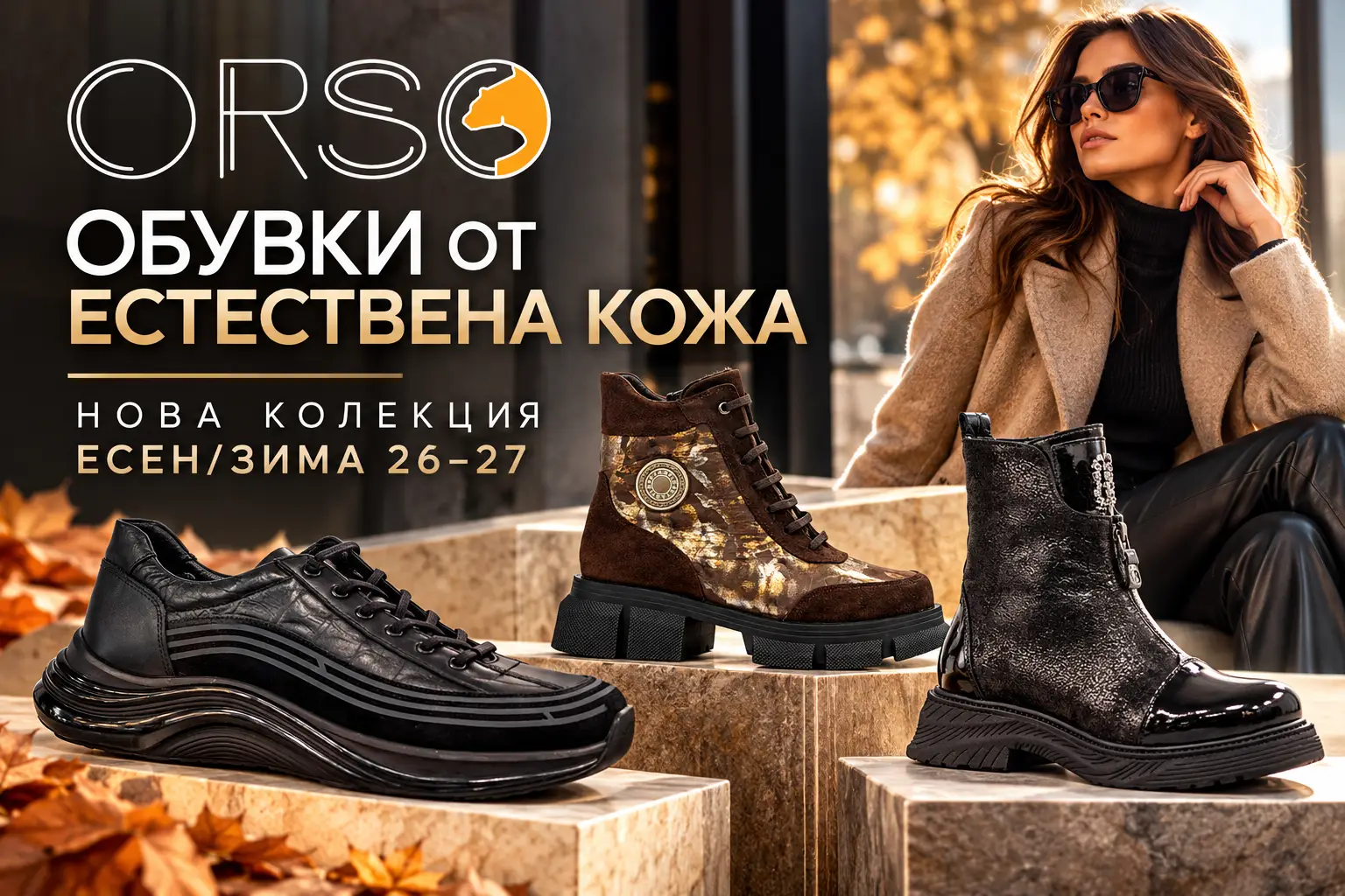 Кожени обувки Есенно зимна колекция